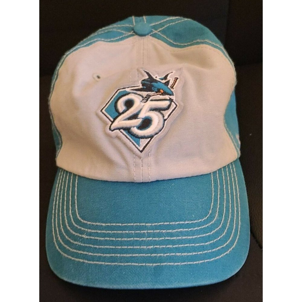 Vintage San Jose Sharks Snapback Hat 1991 Western Conference
